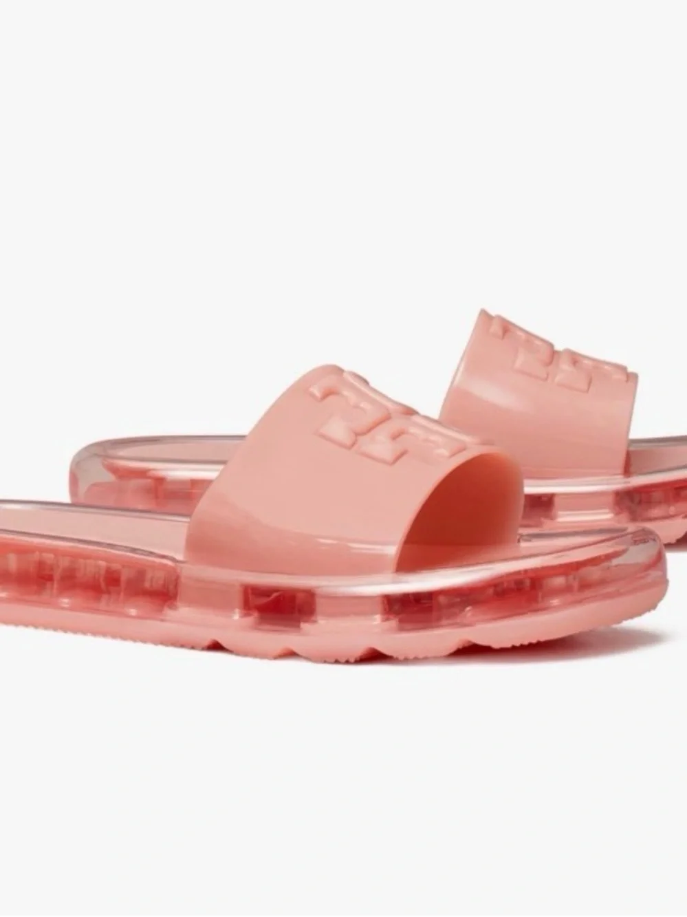 Tory Burch Pink Pool Summer Jelly Mule Slide Sandals – Women's Size 11